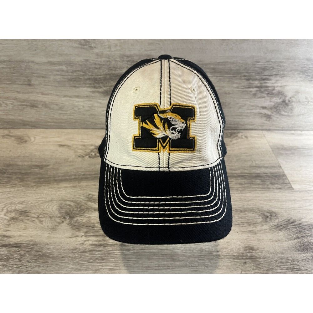 Missouri Tigers Mizzou Top of The World Cap Hat Fitted One Size Football Black
